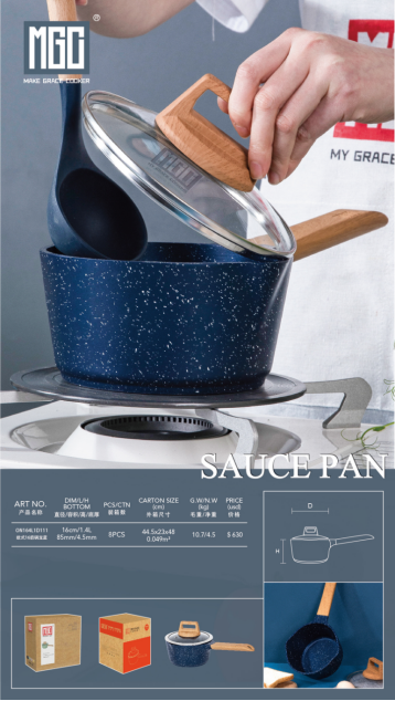 European Series-Noble Blue-Sauce Pan