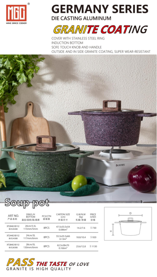 Germany Series-Purple&Green-Soup  Pot
